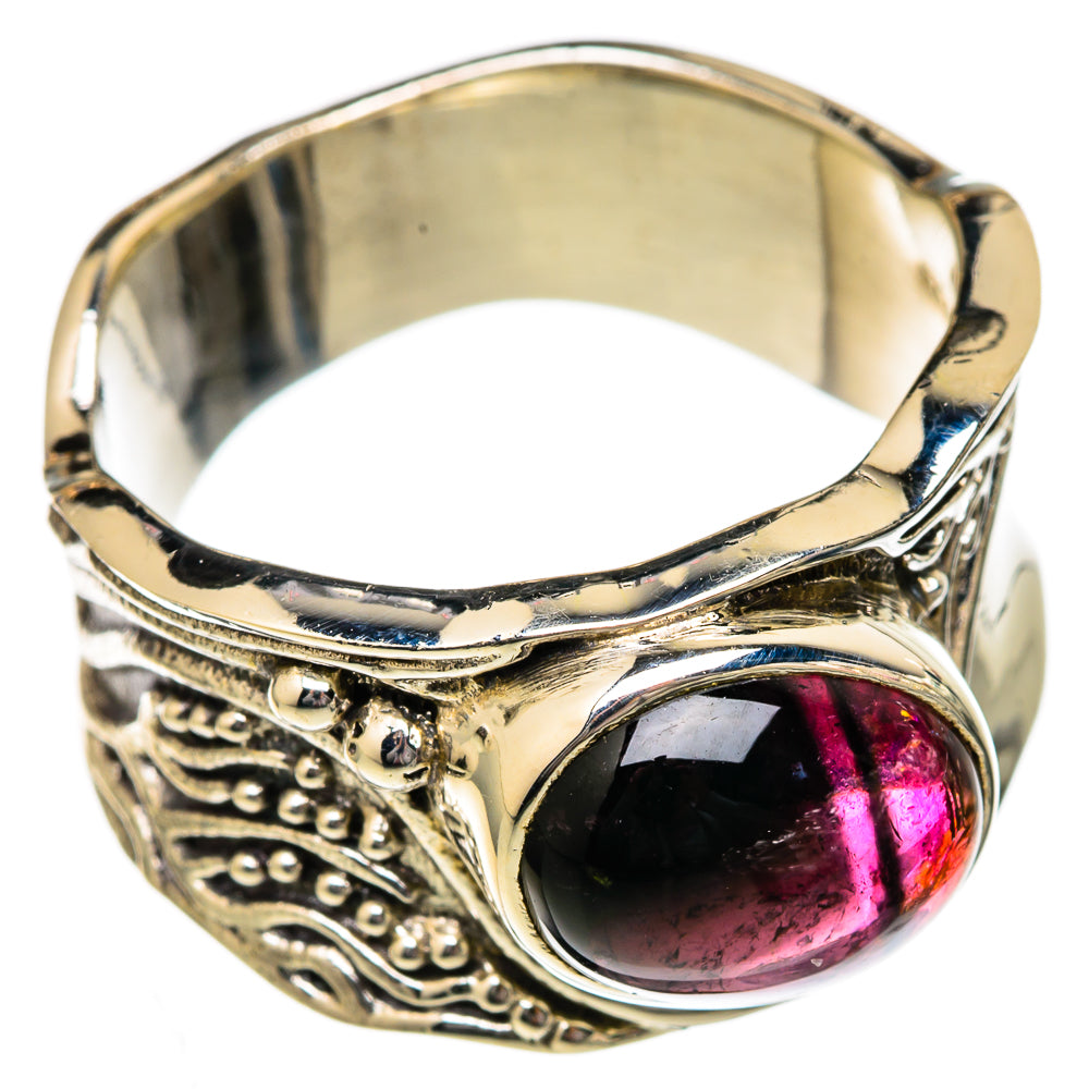 Pink Tourmaline Rings handcrafted by Ana Silver Co - RING102603