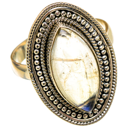Rainbow Moonstone Rings handcrafted by Ana Silver Co - RING102633 - Photo 2