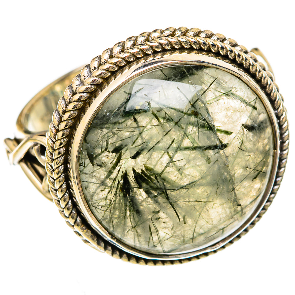 Tourmalinated Quartz Rings handcrafted by Ana Silver Co - RING102649