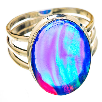 Aura Opal Rings handcrafted by Ana Silver Co - RING102653