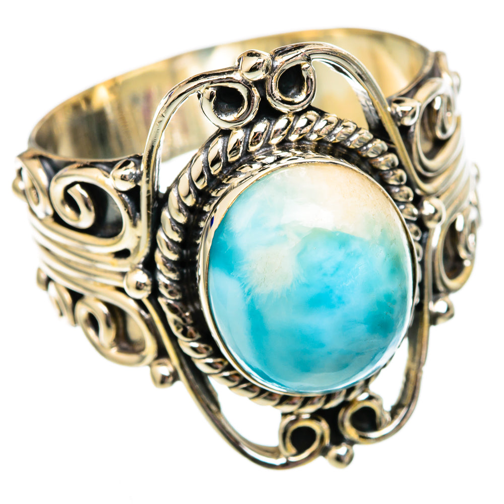 Larimar Rings handcrafted by Ana Silver Co - RING102655 - Photo 2