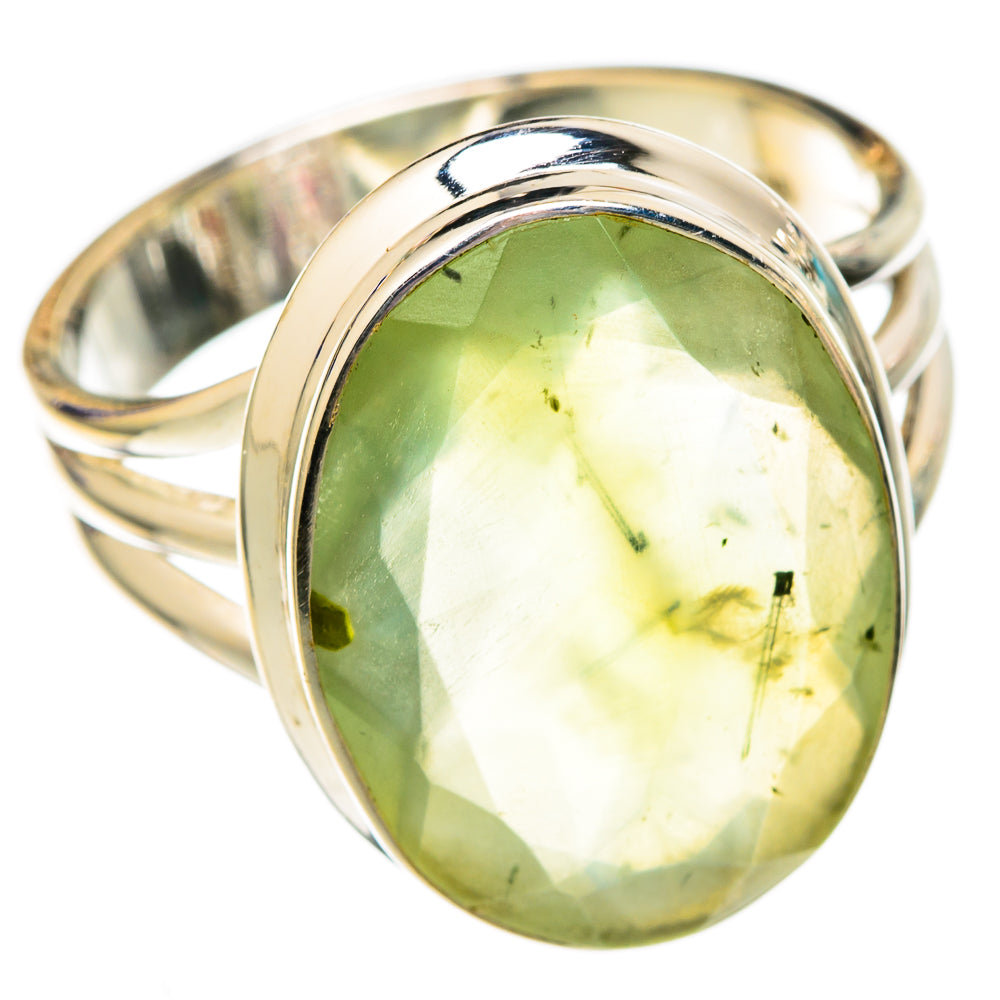 Prehnite Rings handcrafted by Ana Silver Co - RING102659 - Photo 2