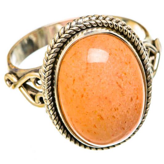 Sunstone Rings handcrafted by Ana Silver Co - RING102661