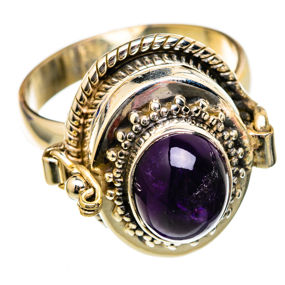 Amethyst Rings handcrafted by Ana Silver Co - RING102664 - Photo 2