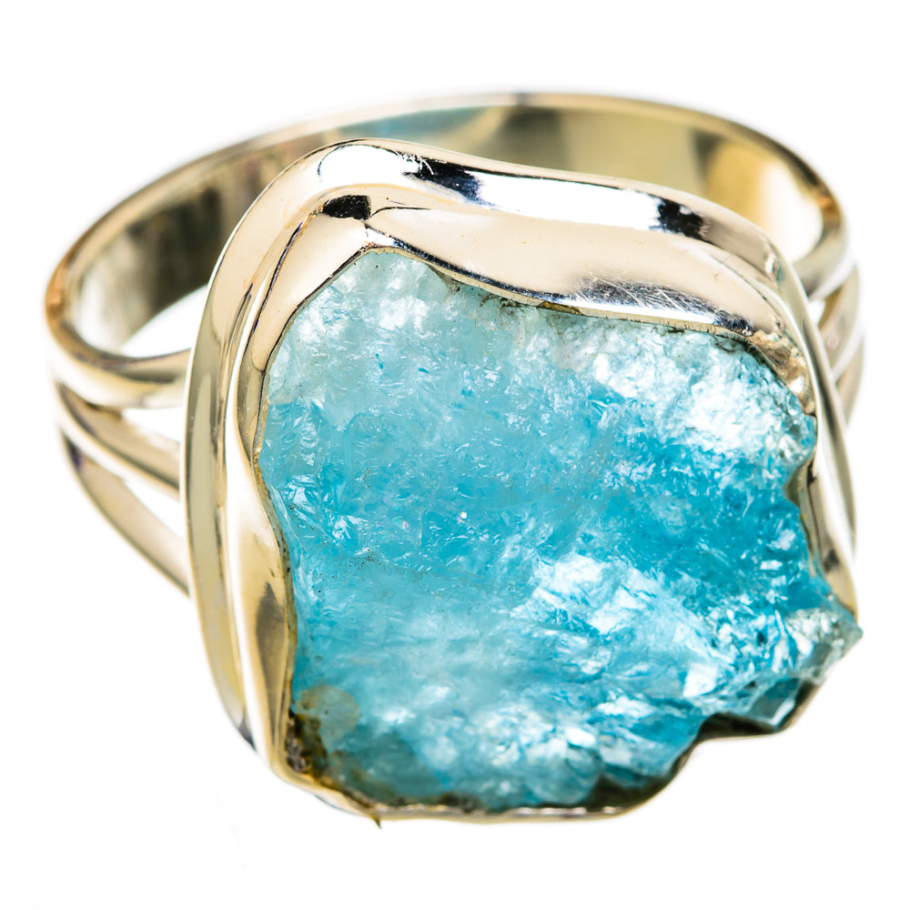 Aquamarine Rings handcrafted by Ana Silver Co - RING102671 - Photo 2