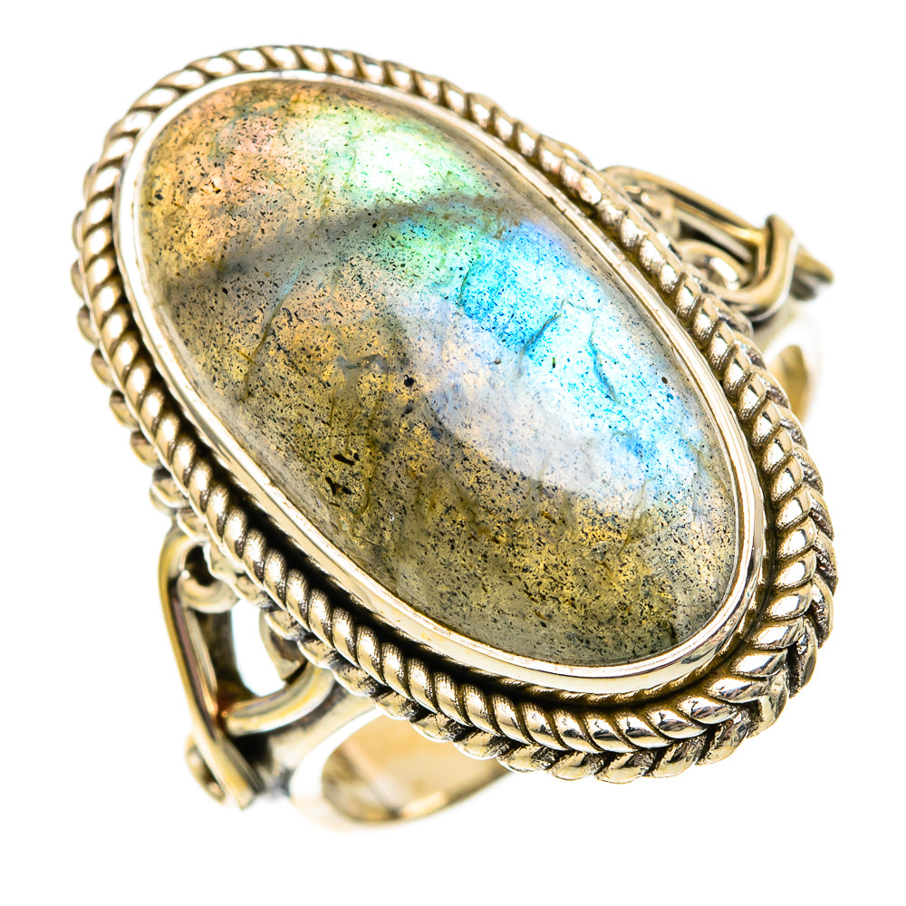 Labradorite Rings handcrafted by Ana Silver Co - RING102672