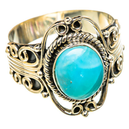 Larimar Rings handcrafted by Ana Silver Co - RING102686 - Photo 2
