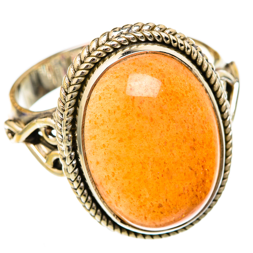 Sunstone Rings handcrafted by Ana Silver Co - RING102688