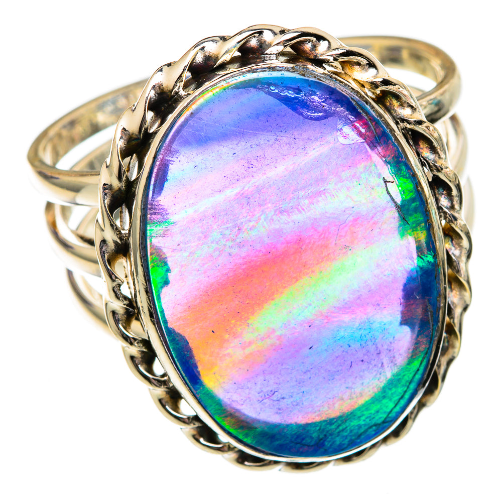 Aura Opal Rings handcrafted by Ana Silver Co - RING102696