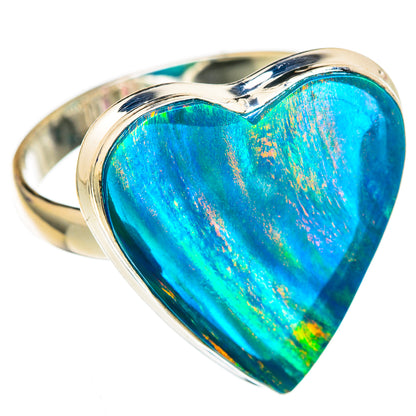 Aura Opal Rings handcrafted by Ana Silver Co - RING102697