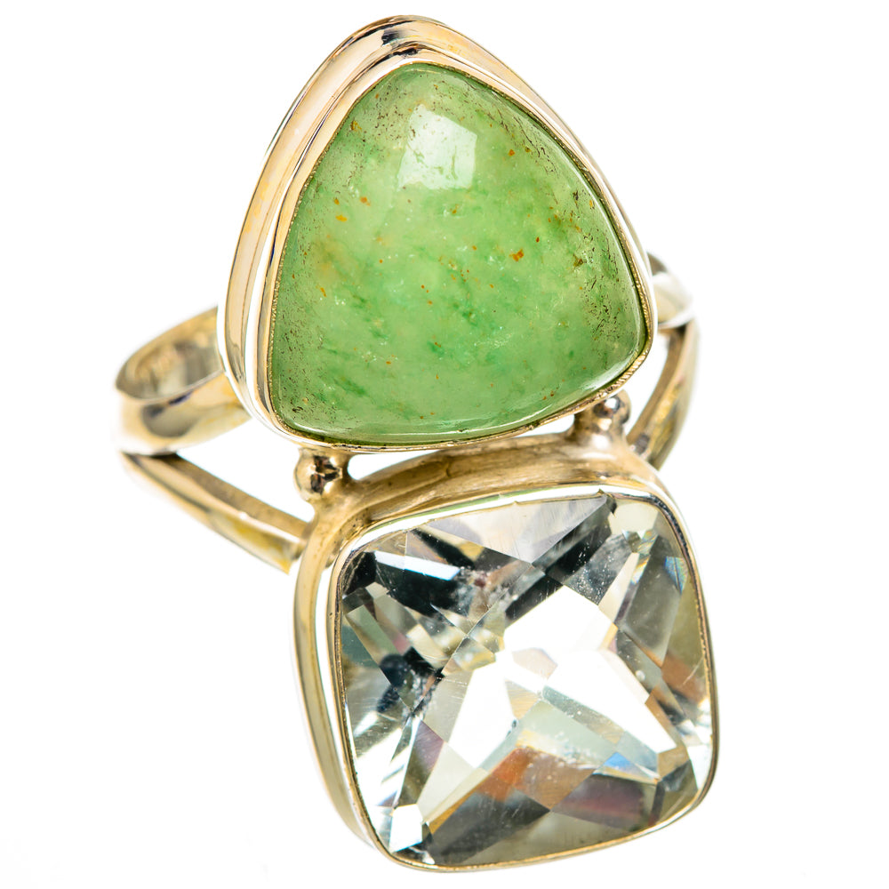 Prehnite Rings handcrafted by Ana Silver Co - RING102731