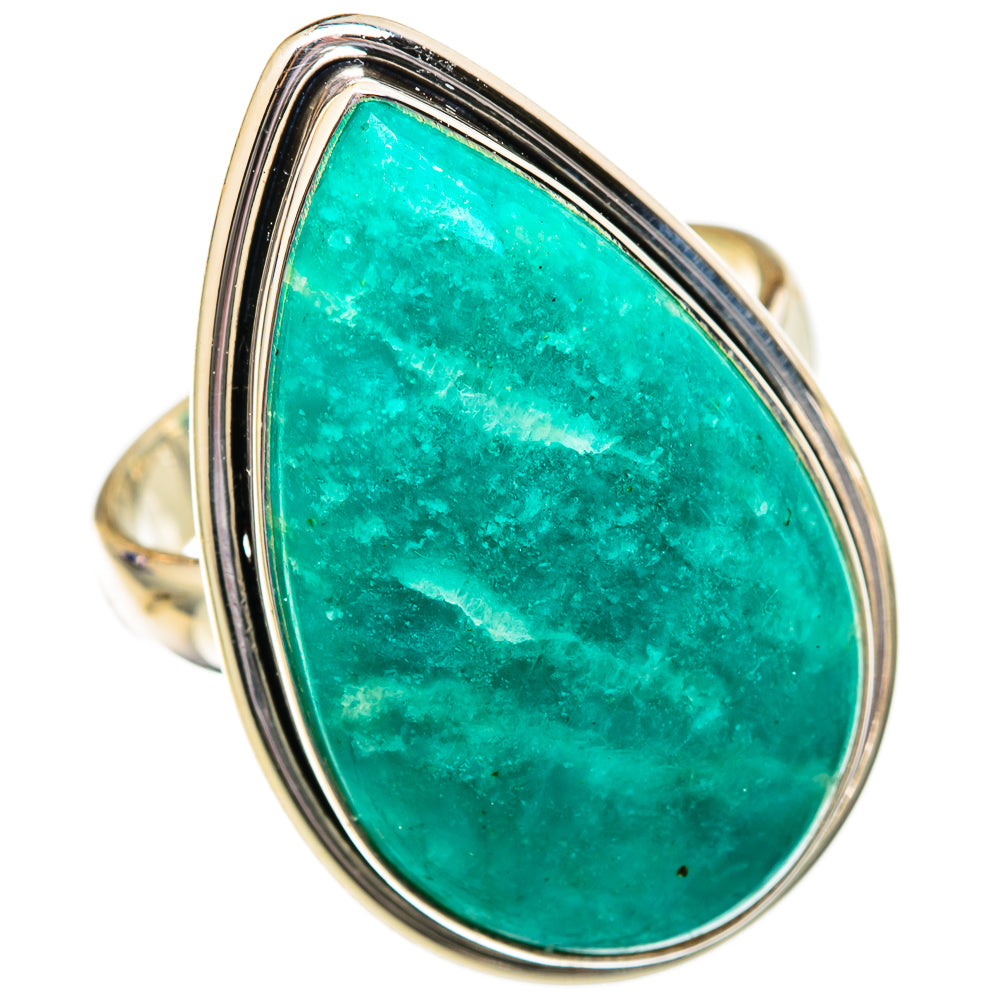 Amazonite Rings handcrafted by Ana Silver Co - RING102732 - Photo 2