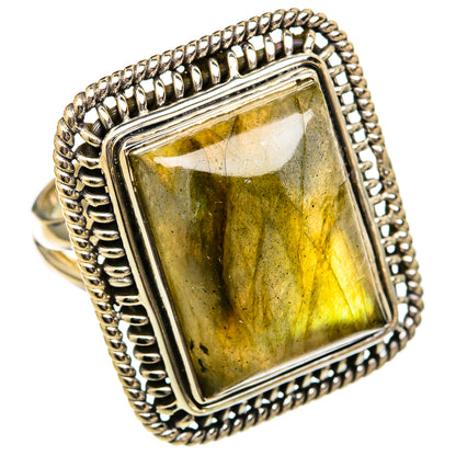 Labradorite Rings handcrafted by Ana Silver Co - RING102736 - Photo 2