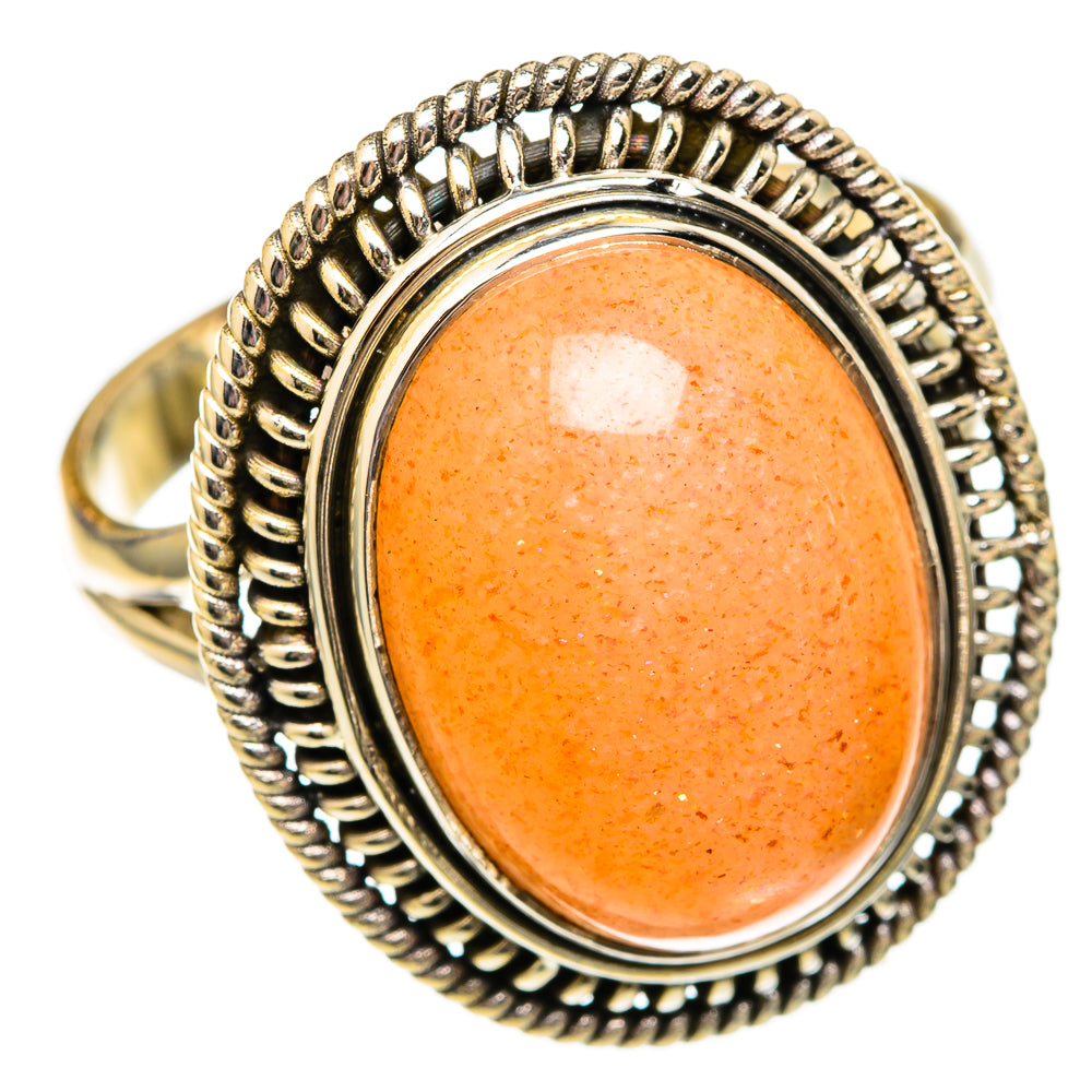 Sunstone Rings handcrafted by Ana Silver Co - RING102744 - Photo 2
