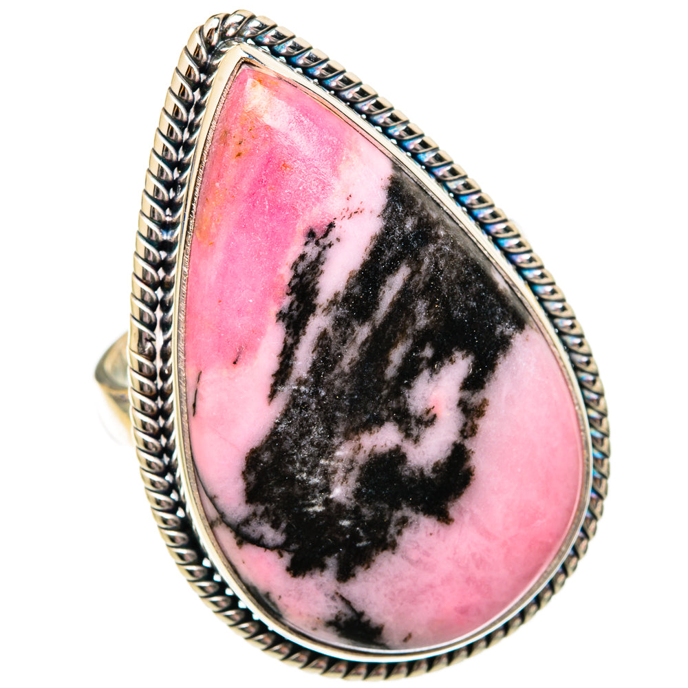 Rhodonite Rings handcrafted by Ana Silver Co - RING102746