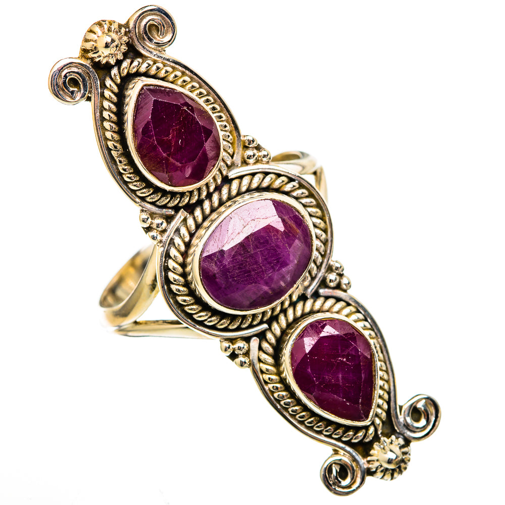 Ruby Rings handcrafted by Ana Silver Co - RING102747