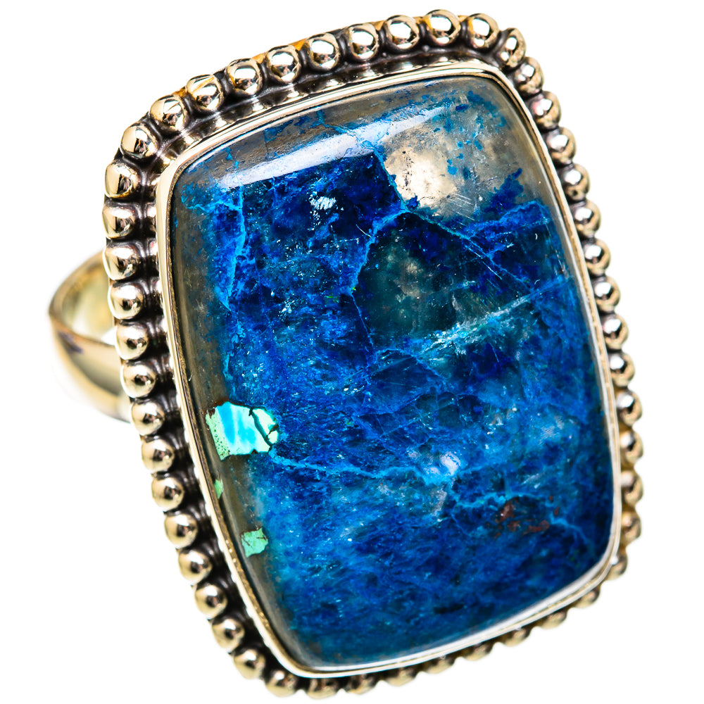 Azurite Rings handcrafted by Ana Silver Co - RING102771