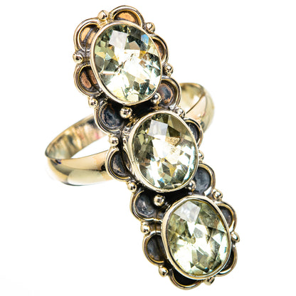 Green Amethyst Rings handcrafted by Ana Silver Co - RING102775 - Photo 2