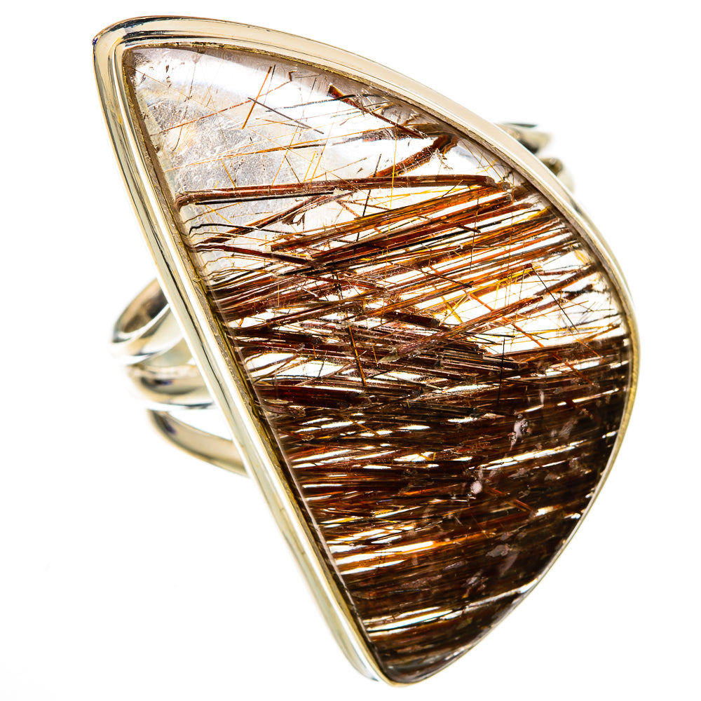 Tourmalinated Quartz Rings handcrafted by Ana Silver Co - RING102795