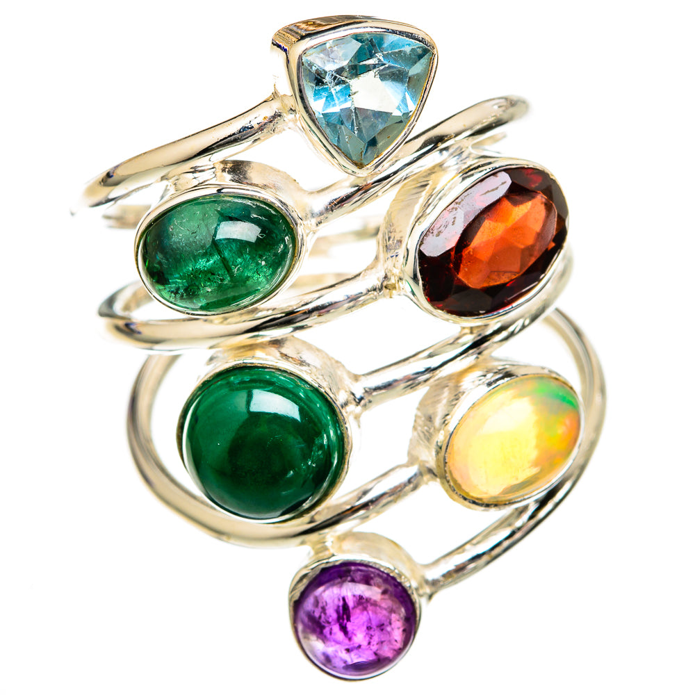 Garnet Rings handcrafted by Ana Silver Co - RING102800