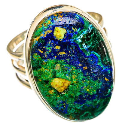 Azurite Rings handcrafted by Ana Silver Co - RING102802