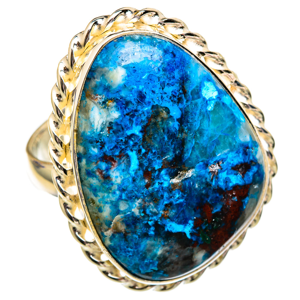 Shattuckite Rings handcrafted by Ana Silver Co - RING102807 - Photo 2