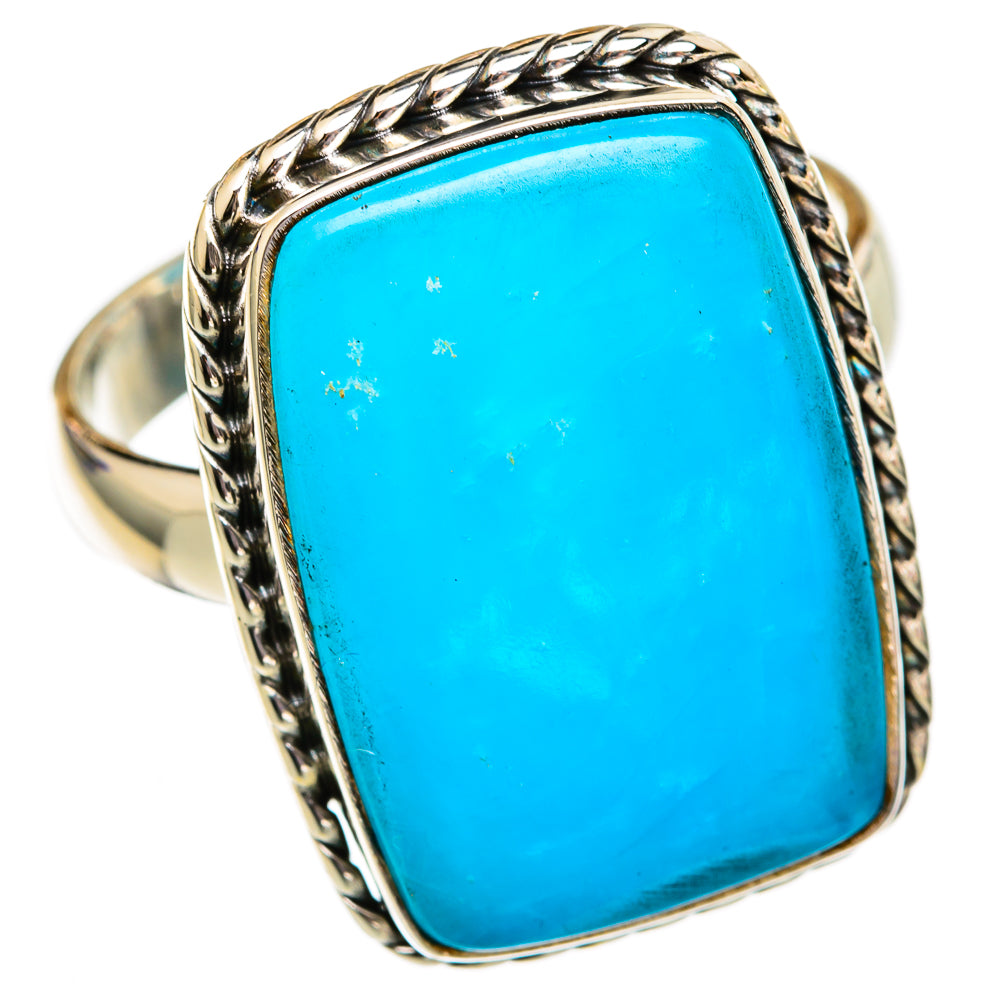 Larimar Rings handcrafted by Ana Silver Co - RING102808