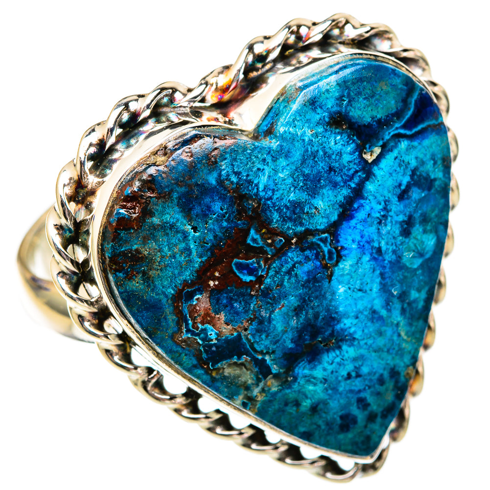 Shattuckite Rings handcrafted by Ana Silver Co - RING102814 - Photo 2