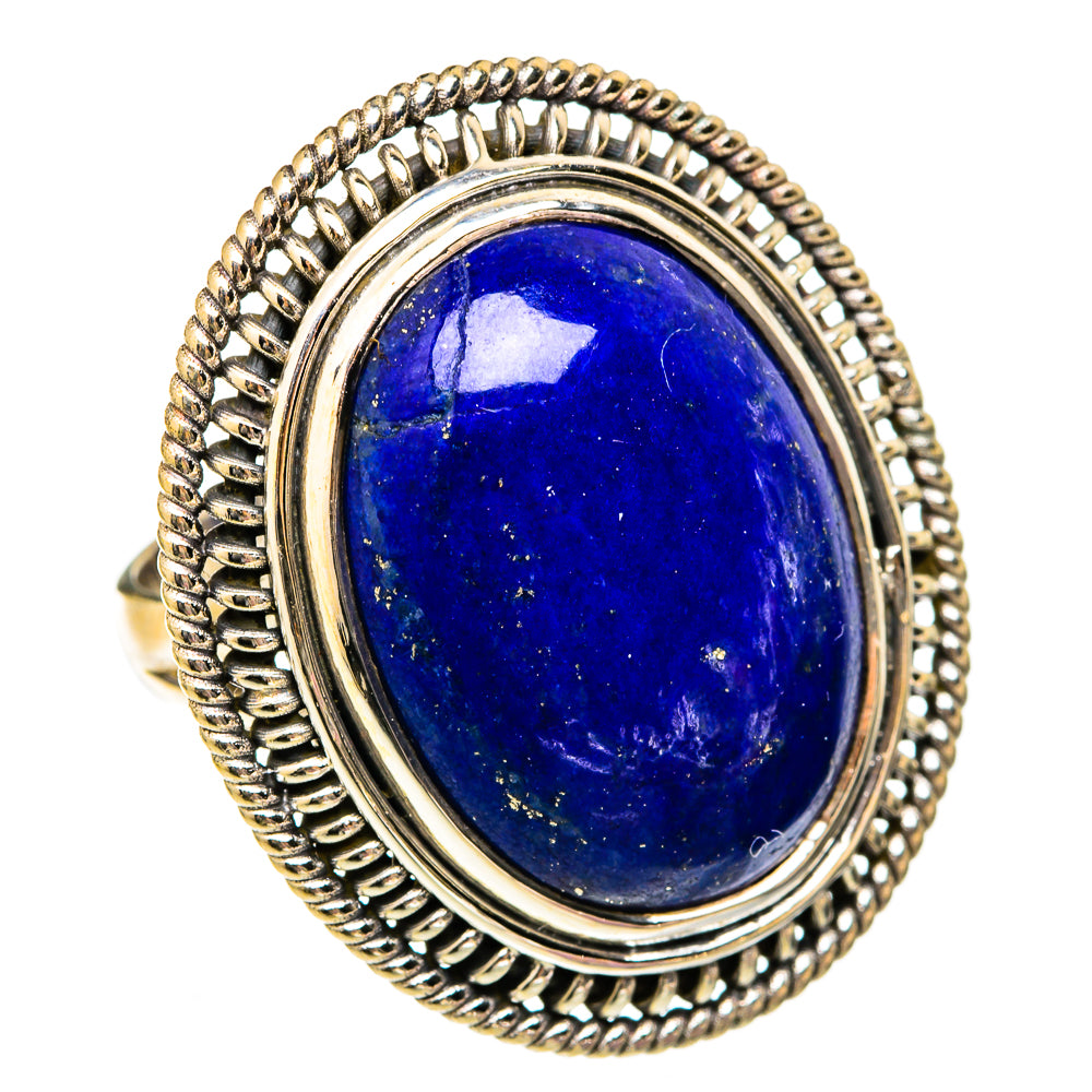 Lapis Lazuli Rings handcrafted by Ana Silver Co - RING102815 - Photo 2