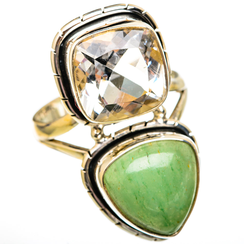 Prehnite Rings handcrafted by Ana Silver Co - RING102817 - Photo 2
