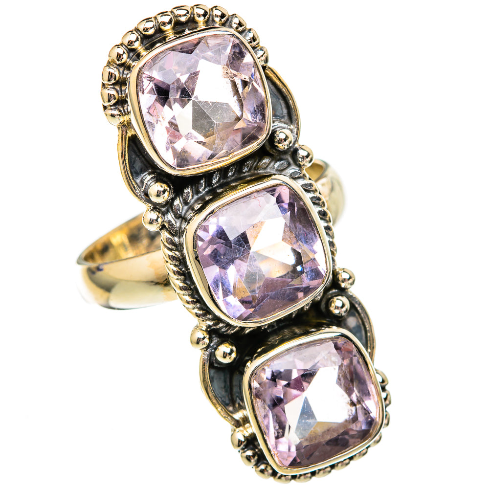 Kunzite Rings handcrafted by Ana Silver Co - RING102831