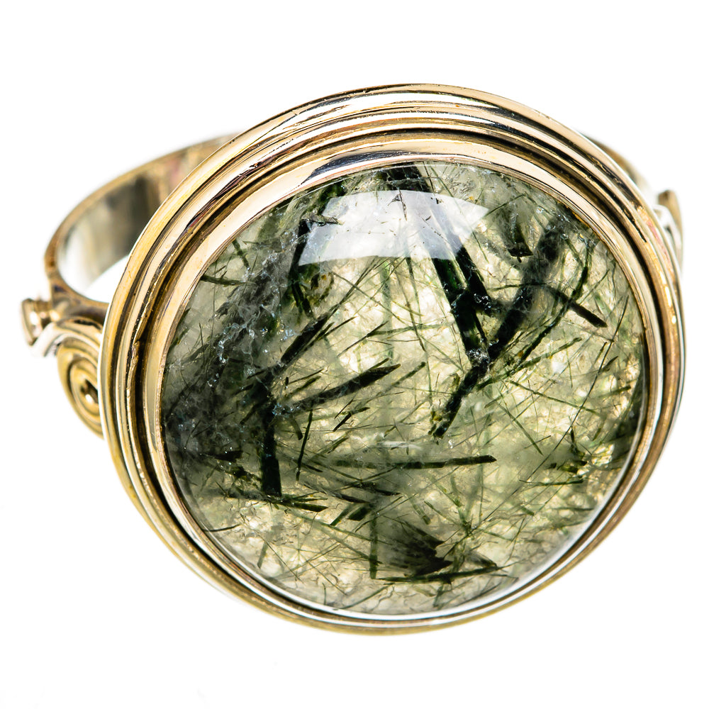 Tourmalinated Quartz Rings handcrafted by Ana Silver Co - RING102839 - Photo 2