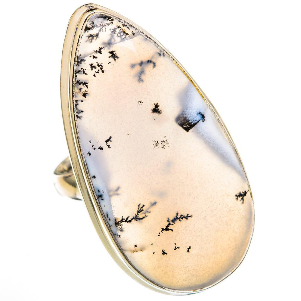 Dendritic Opal Rings handcrafted by Ana Silver Co - RING102841