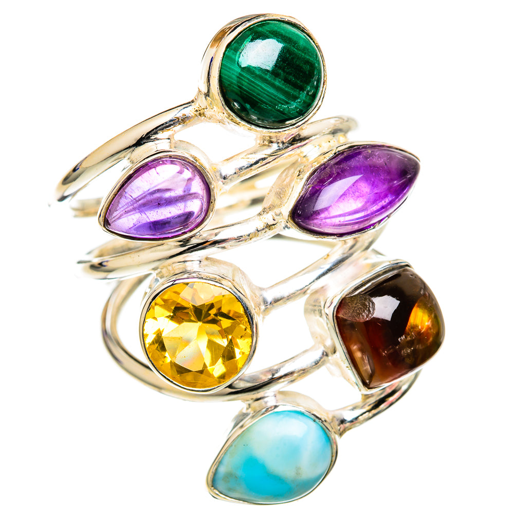 Malachite Rings handcrafted by Ana Silver Co - RING102843