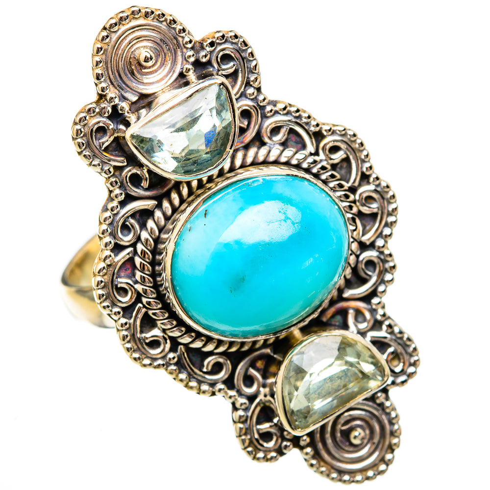 Larimar Rings handcrafted by Ana Silver Co - RING102850 - Photo 2