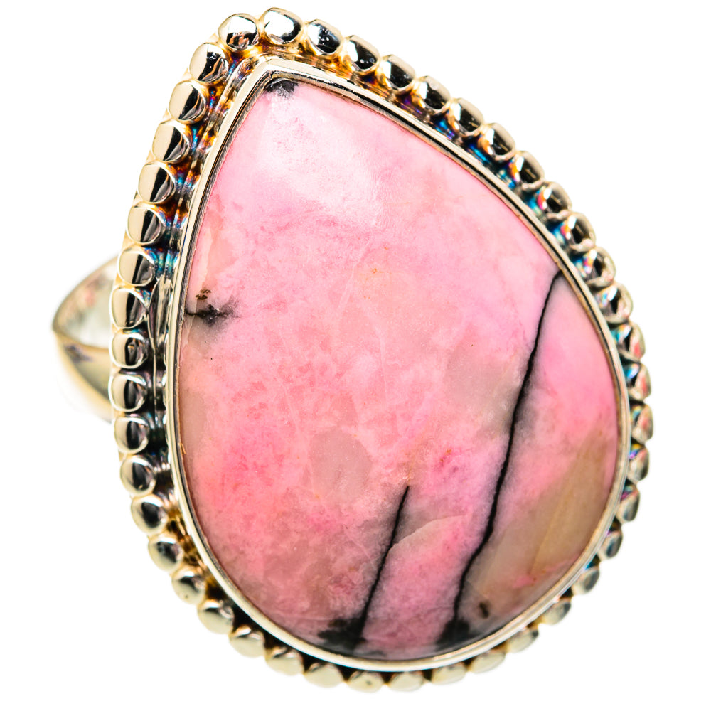 Rhodonite Rings handcrafted by Ana Silver Co - RING102864 - Photo 2