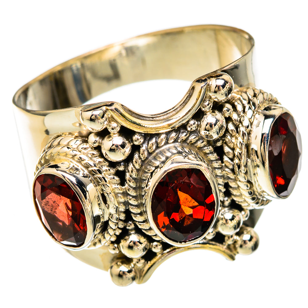 Garnet Rings handcrafted by Ana Silver Co - RING102879