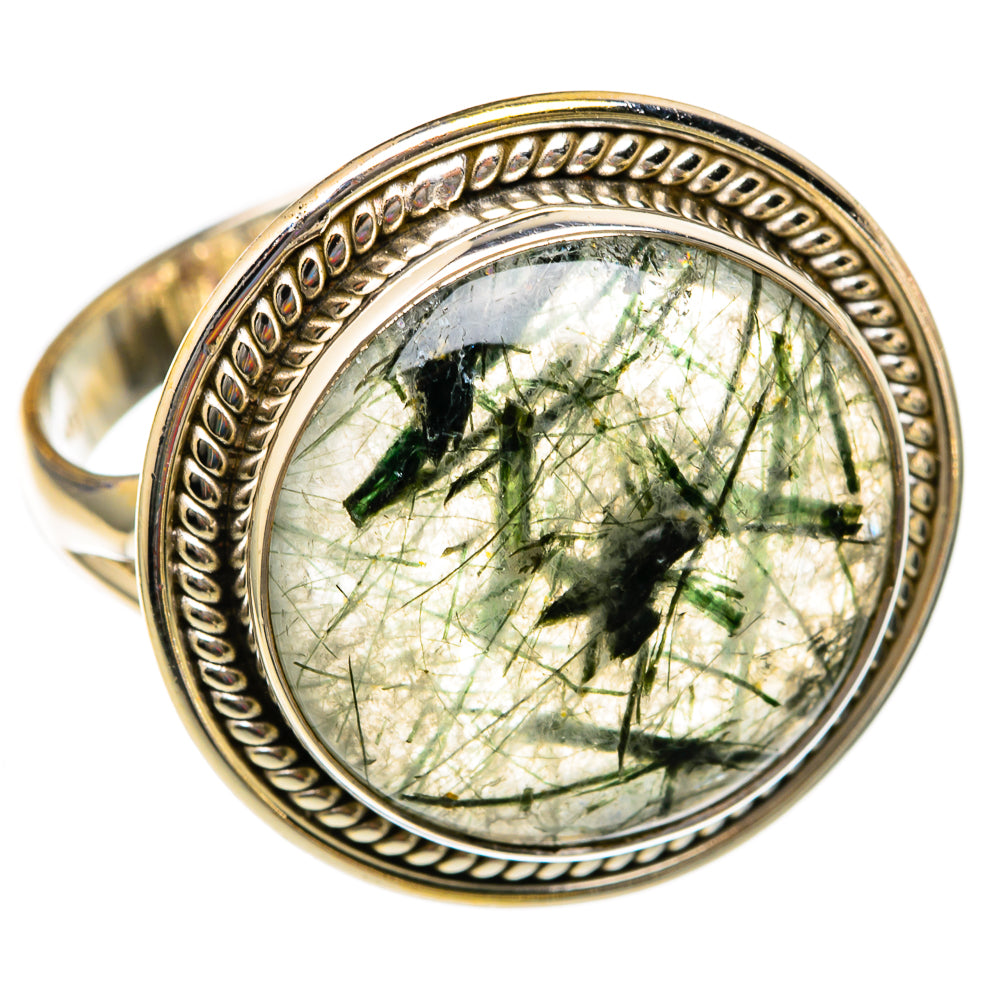 Tourmalinated Quartz Rings handcrafted by Ana Silver Co - RING102884 - Photo 2