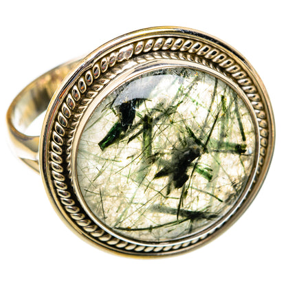 Tourmalinated Quartz Rings handcrafted by Ana Silver Co - RING102884 - Photo 2