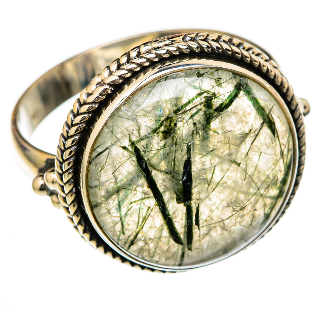 Tourmalinated Quartz Rings handcrafted by Ana Silver Co - RING102885