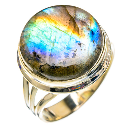 Labradorite Rings handcrafted by Ana Silver Co - RING102888