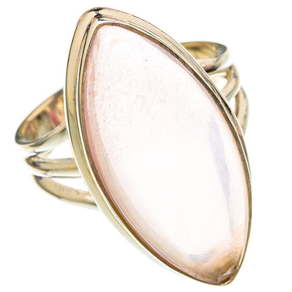 Rose Quartz Rings handcrafted by Ana Silver Co - RING102901