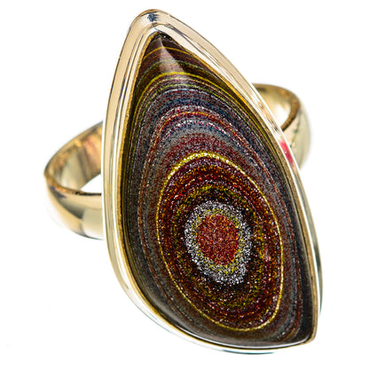 Fordite Rings handcrafted by Ana Silver Co - RING102922