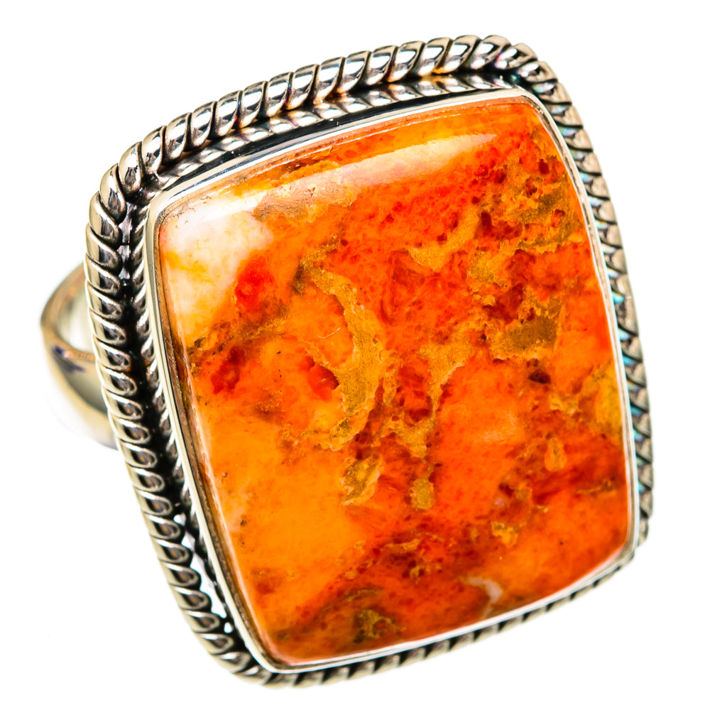 Sponge Coral Rings handcrafted by Ana Silver Co - RING102924 - Photo 2