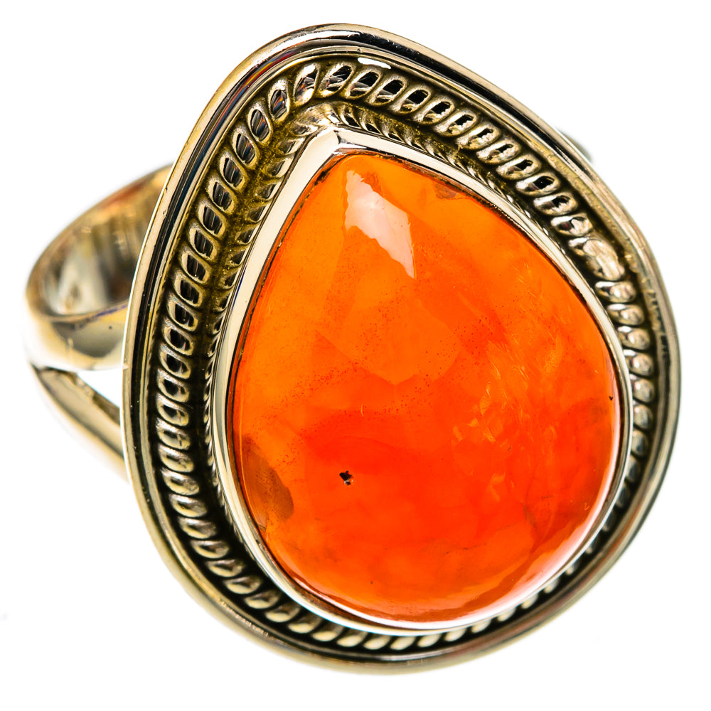 Carnelian Rings handcrafted by Ana Silver Co - RING102946