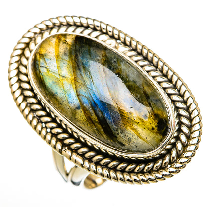 Labradorite Rings handcrafted by Ana Silver Co - RING102960 - Photo 2