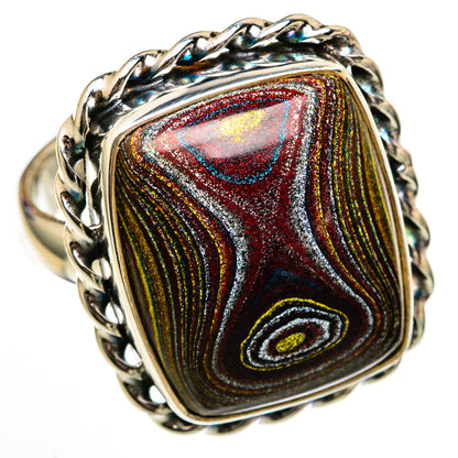 Fordite Rings handcrafted by Ana Silver Co - RING102965