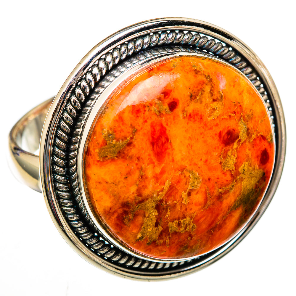 Sponge Coral Rings handcrafted by Ana Silver Co - RING102969 - Photo 2