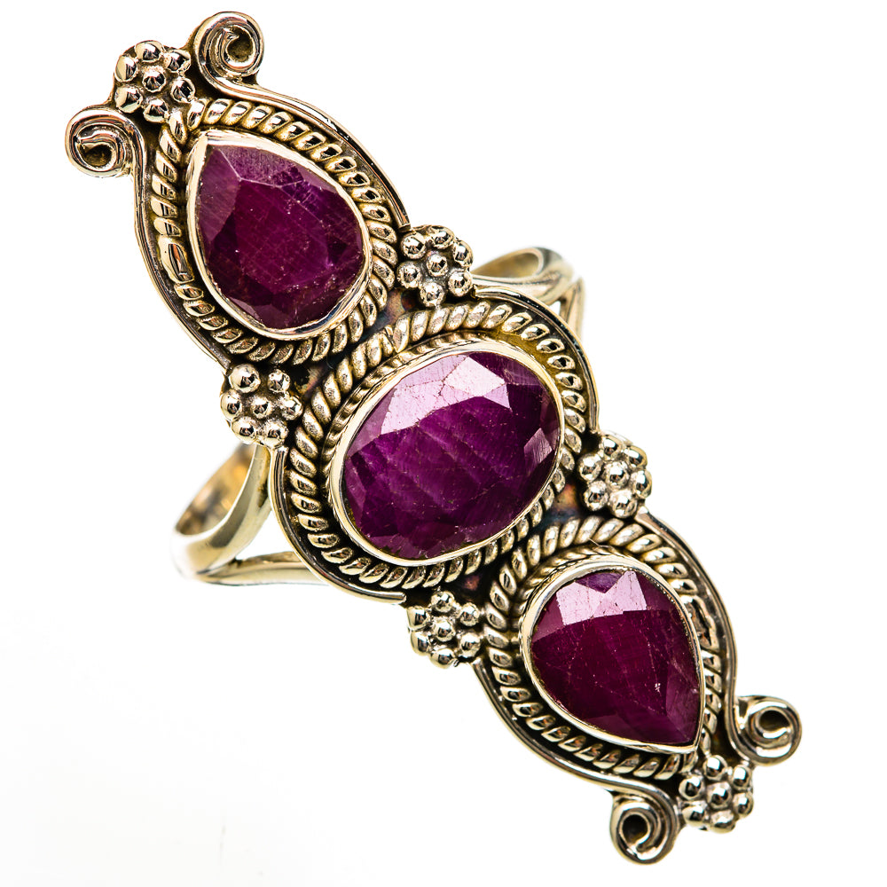 Ruby Rings handcrafted by Ana Silver Co - RING102974