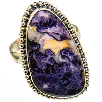 Charoite Rings handcrafted by Ana Silver Co - RING102975